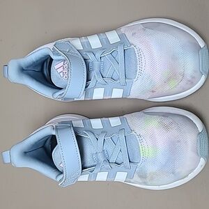 Girls Adidas size 2 no tie shoes